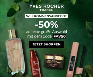 50% Rabatt auf 1. Produkt