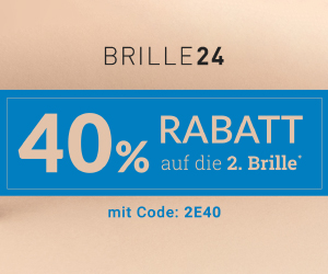 40% Rabatt auf die 2. Brille